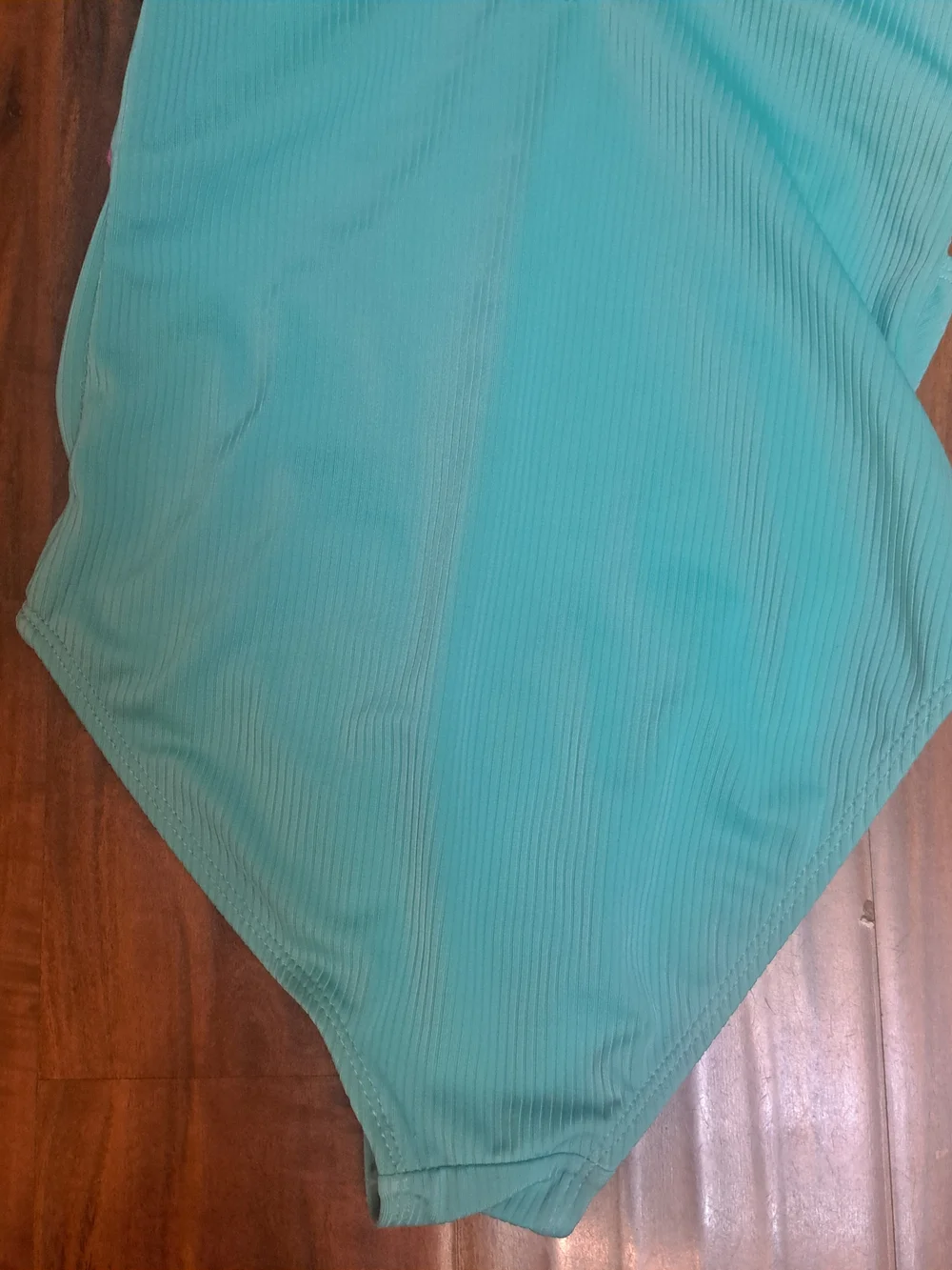 Girls Justice Teal And Pink One-Piece Swimsuit Padded Sz L 12/14